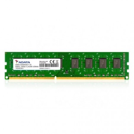 BARRETTE MÉMOIRE ADATA LONGDIMM 8 GO DDR3L 1600 MHZ (ADDU1600W8G11-B)