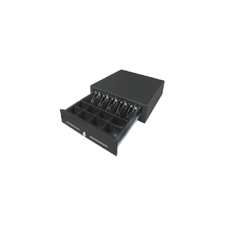 Tiroir de caisse RJ11, dimension 410W x 420D x 100H mm, NOIR