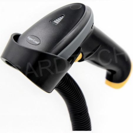 Douchette code à barre SuperLead, USB- 1D/2D + SUPPORT