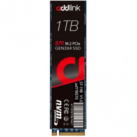 DISQUE DUR INTERNE ADDLINK S70 M.2 1TO SSD 2.5" (AD1TBS70M2P)