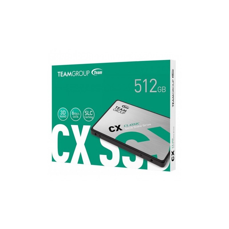 SSD Interne TeamGroup CX2 512 Go 2.5 SATA III