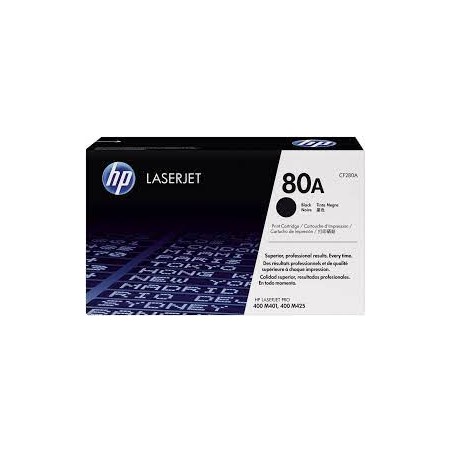 TONER ORIGINAL LASERJET HP 80A - NOIR