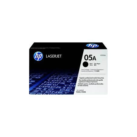 TONER ORIGINAL LASERJET HP 05A - NOIR (CE505A)