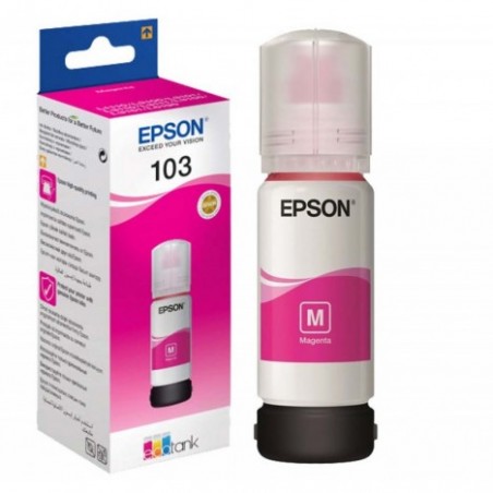 BOUTEILLE D'ENCRE ORIGINAL EPSON 103 POUR L3110/L1110 -65ML - MAGENTA