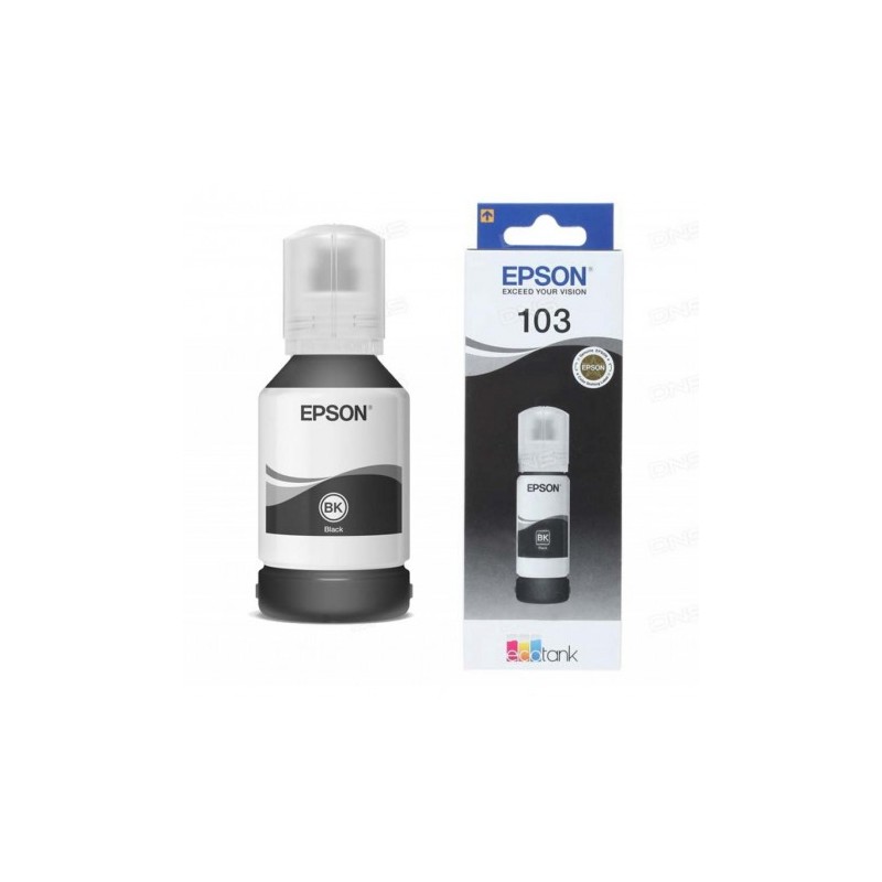 BOUTEILLE D'ENCRE ORIGINAL EPSON 103 POUR L3110/L1110 -65ML - NOIR