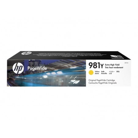 HP 981Y Extra High Yield Yellow Original PageWide