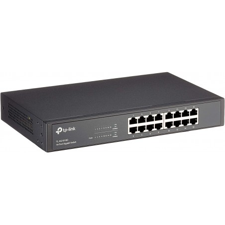 Switch Rackable TP-Link 16 Ports (Gigabyte) 10/100/1000Mbps
