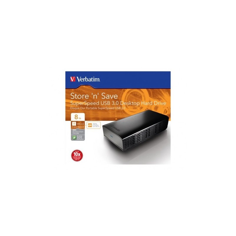 Disque Dur Externe Verbatim Store 'n' Save USB 3.0 / 8 To