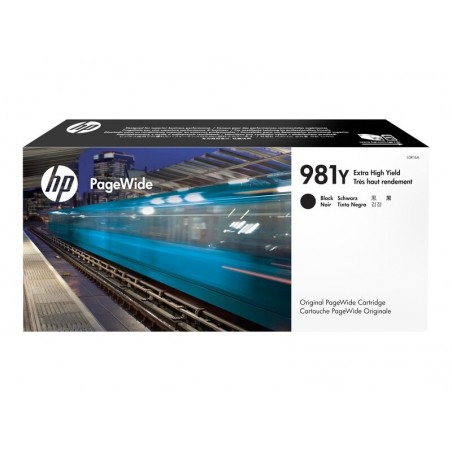 HP 981Y Extra High Yield Black Original PageWide C