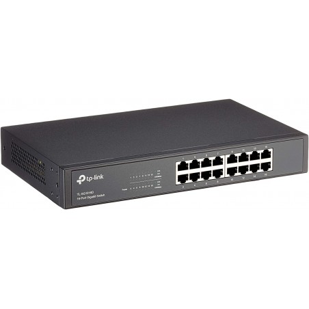 Switch Rackable TP-Link 16 Ports (Gigabyte) 10/100/1000Mbps